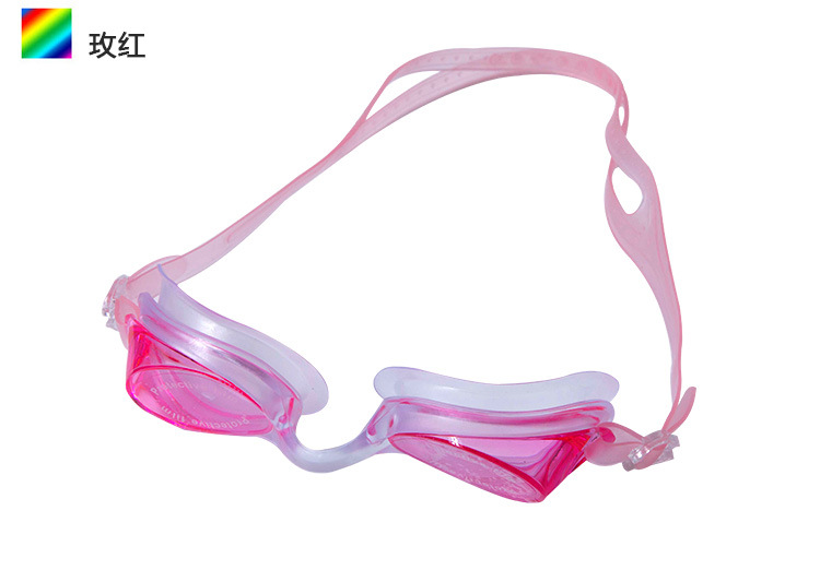 Picture of Running volume hot-selling recommend waterproof swimming goggles unisex swimming flat light adjustable multi-color optional support mixed batch