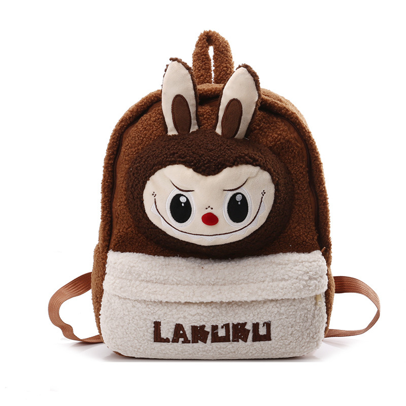 Picture of New Cartoon Kidsren's Backpack Cute Lamb Plush Lightweight Burden-Reducing Backpack K-Style Ins Kindergarten School Bag