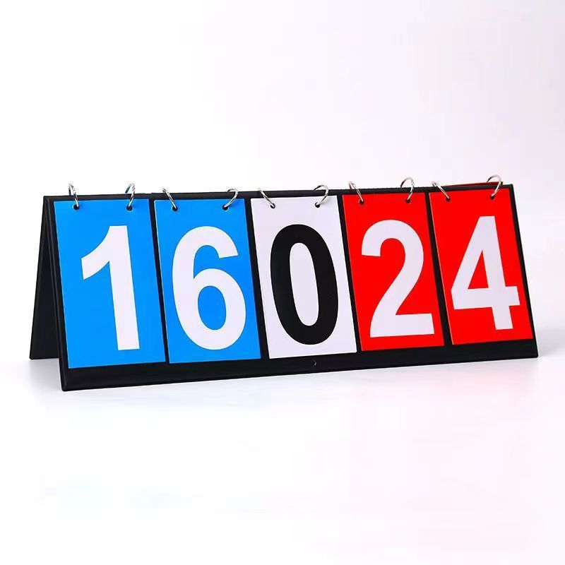 Picture of Portable Page Flip Scoreboard Basketball Scoreboard Billiards Football Table Tennis Scoreboard Flip Scoreboard Special Match Scoreboard