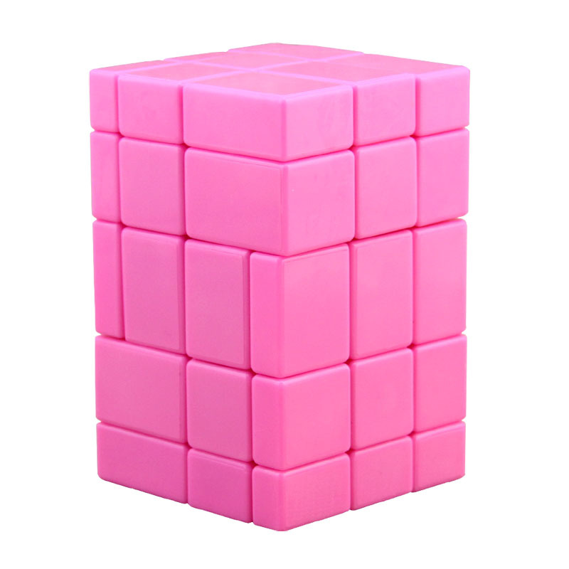 Picture of Two Siamesed Mirror Rubik's Cube Handmade DIY Alien Bundled Restricted Rotating Mirror 2 Siamesed Fun Intelligence Rubik's Cube