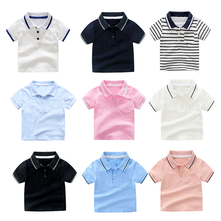 Picture of Boys' Summer Short-sleeved T-shirt Children's Round Collar Shirt Baby's Three-dimensional Cartoon Casual Short-sleeved Top New Fashionable