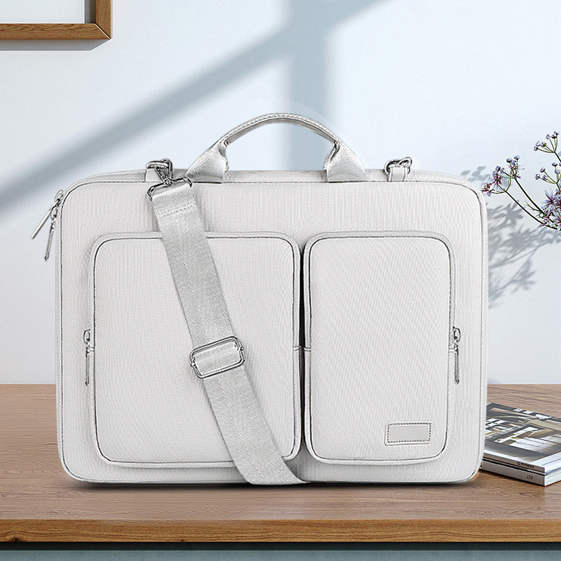 Accessory Cosmetics Bag, Computer Bag, Shoulder Crossbody Bag, Messenger Bag, Suitable for Macbook, Huawei, Xiaomi, Quilted Pattern