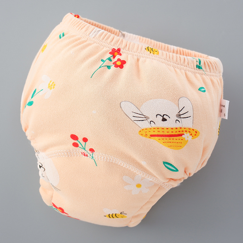 Picture of Baby Training Pants Washable 6-Layer Gauze Diaper Bag Learning Pants Baby Cloth Diaper Pants Breathable Diaper Pants Spring and Summer
