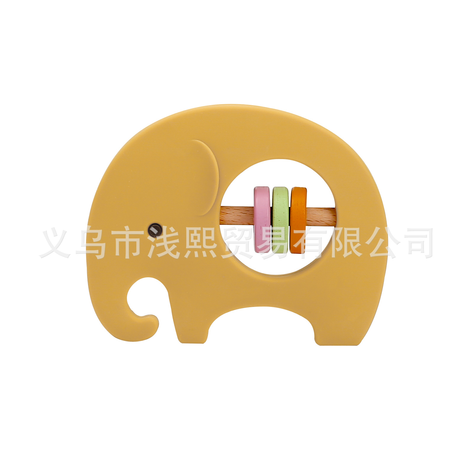 Picture of Silicone Koala Animal Baby Hand Catch Rattle Can Gnaw Gum Baby Soothing Puzzle Bell Elephant Hand Cattle