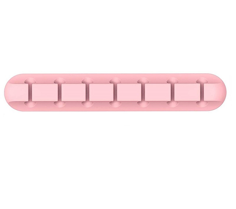 Picture of New desktop charging data cable holder multi-port creative storage wire silicone cable organizer hub