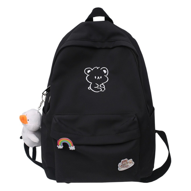Junior High School Schoolbag Women's ins Style Simple Fashionable Backpack for Middle School Students Super Hot Backpack 2023 New Arrival