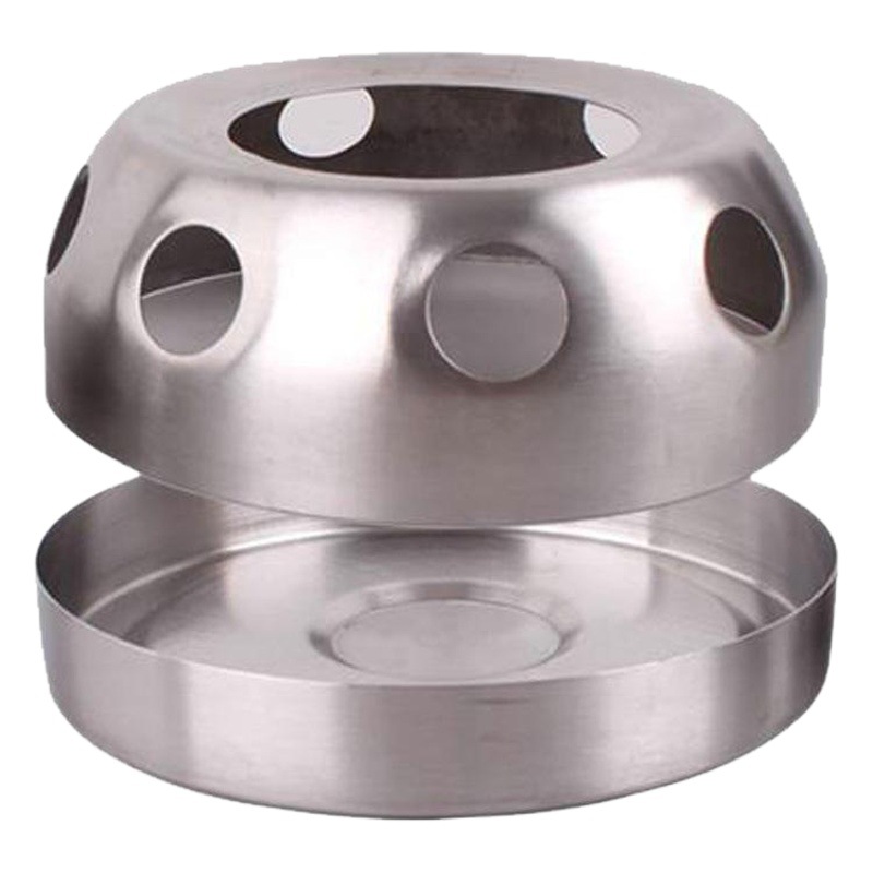 Amazon Hot Sale Stainless Steel Camping Alcohol Stove Burner Round Portable Alcohol Stove Student Hot Pot