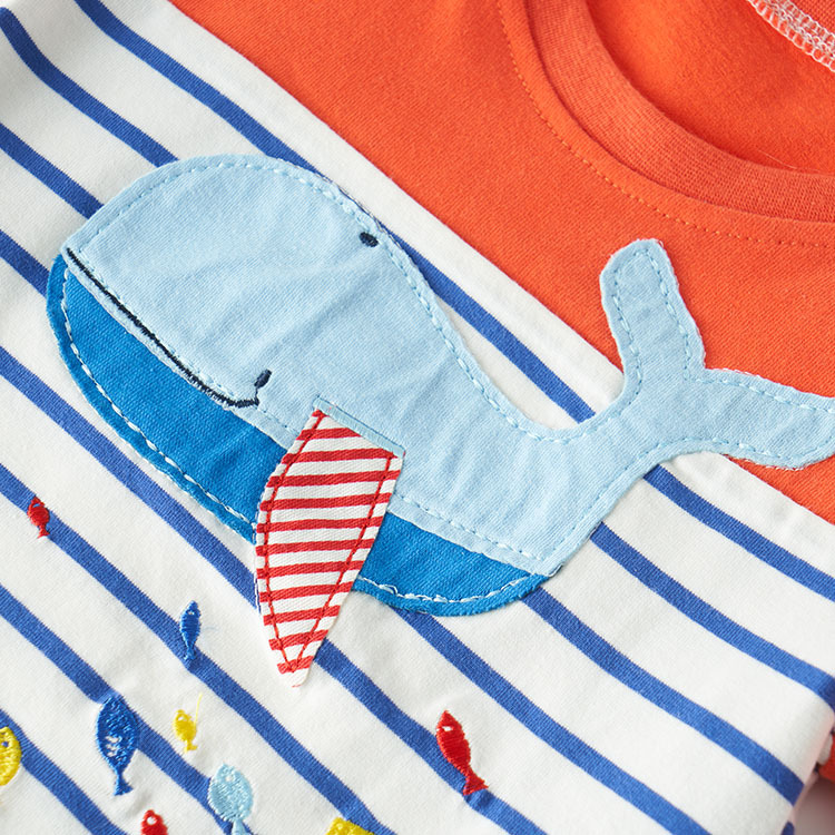 Picture of malwee new children's suit boys short sleeve trousers two-piece summer European and American children's clothing children's clothes wholesale