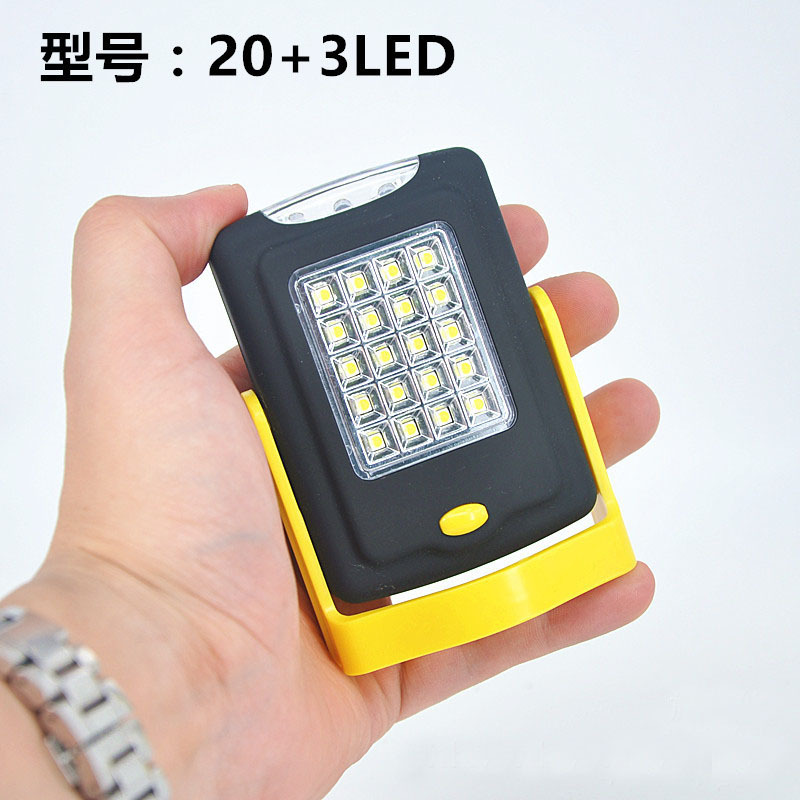 Picture of Factory wholesale plastic work repair lamp outdoor portable portable camping lamp COB emergency lighting tent lamp