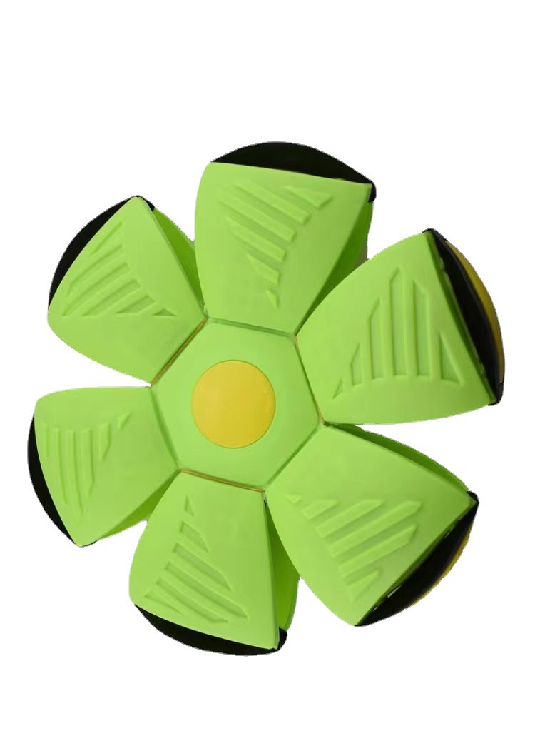 Picture of Step on the ball magic flying saucer ball luminous decompression deformation release bouncing ball Frisbee parent-child interactive toy ball