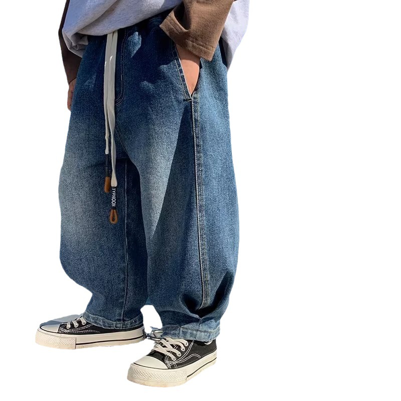 Picture of Children's Wear Boys Jeans 2023 New Spring and Autumn Casual Simple Loose Children's Casual Pants Little Boy's Trousers