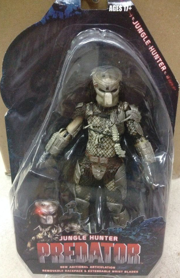 Picture of NECA7-inch iron warrior 25th anniversary Predator P1 Yuanzu battle damage open mouth Iron Blood hand-made model