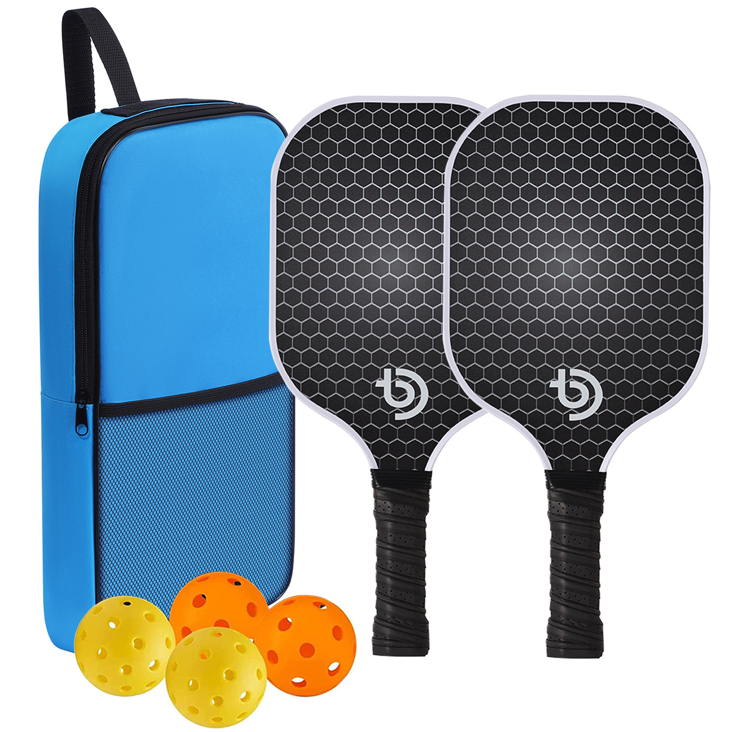 Picture of Carbon Fiber Pickleball Racket Honeycomb Board Outdoor Sports Carbon Pickleball Racket Cross-Border Pickleball Paddle