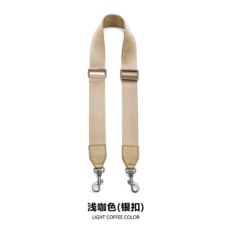 Picture of Mahuangshi F-73 adjustable webbing 3.8C wide polyester cross-border webbing canvas replacement wide shoulder strap crossbody strap