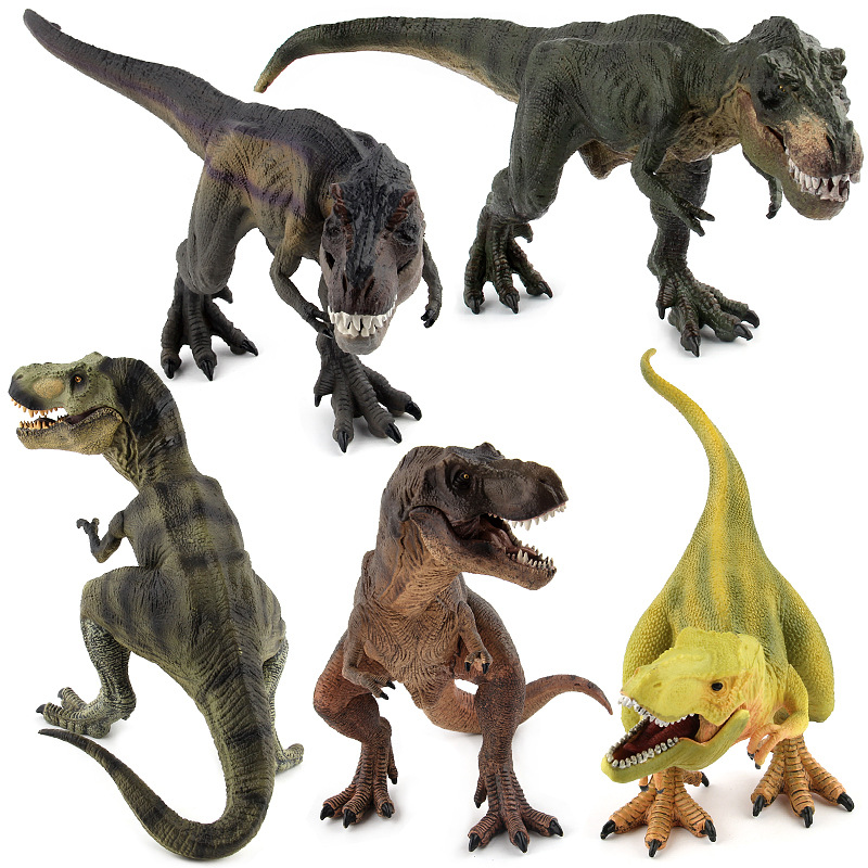 Cross-border hot selling children simulation Jurassic dinosaur model squatting fierce King Dragon supporting walking walking Bang Dragon ornaments
