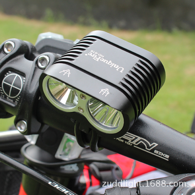 Picture of HD016 double L2 far and near light strong light bicycle lights single car lights night riding headlights dual mode