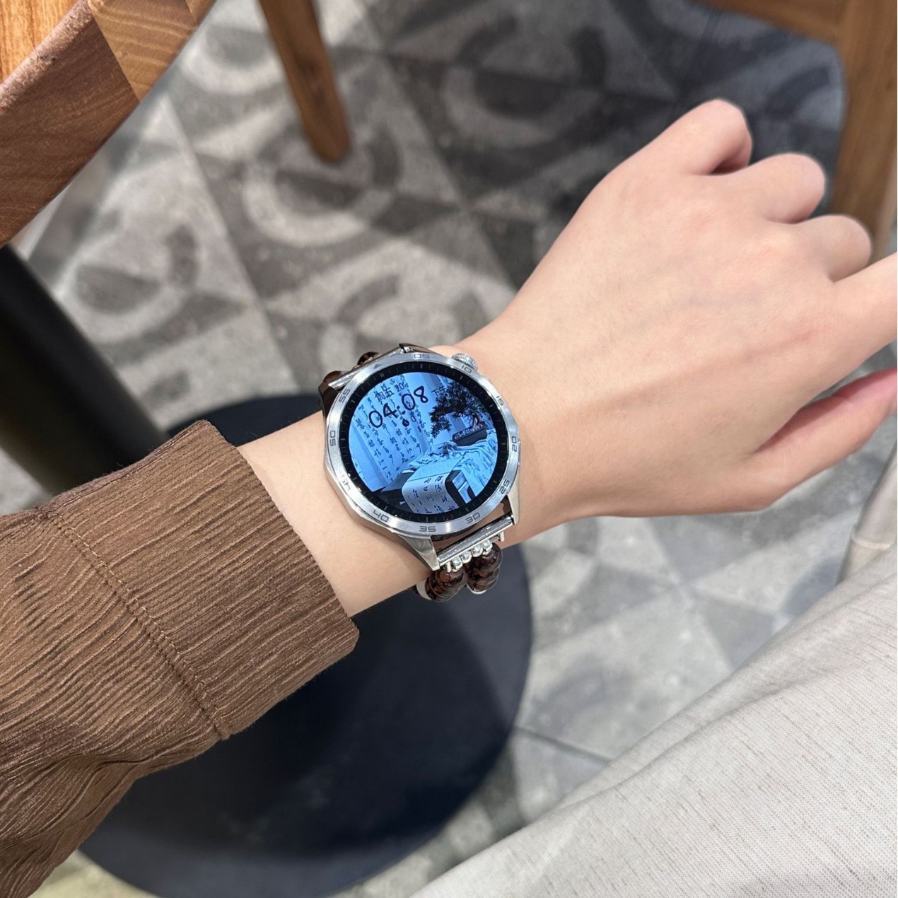 Picture of For Huawei GT5 Strap Women's New GT4 Chinese Beaded watch4pro Women's watch3pro Fashion Women