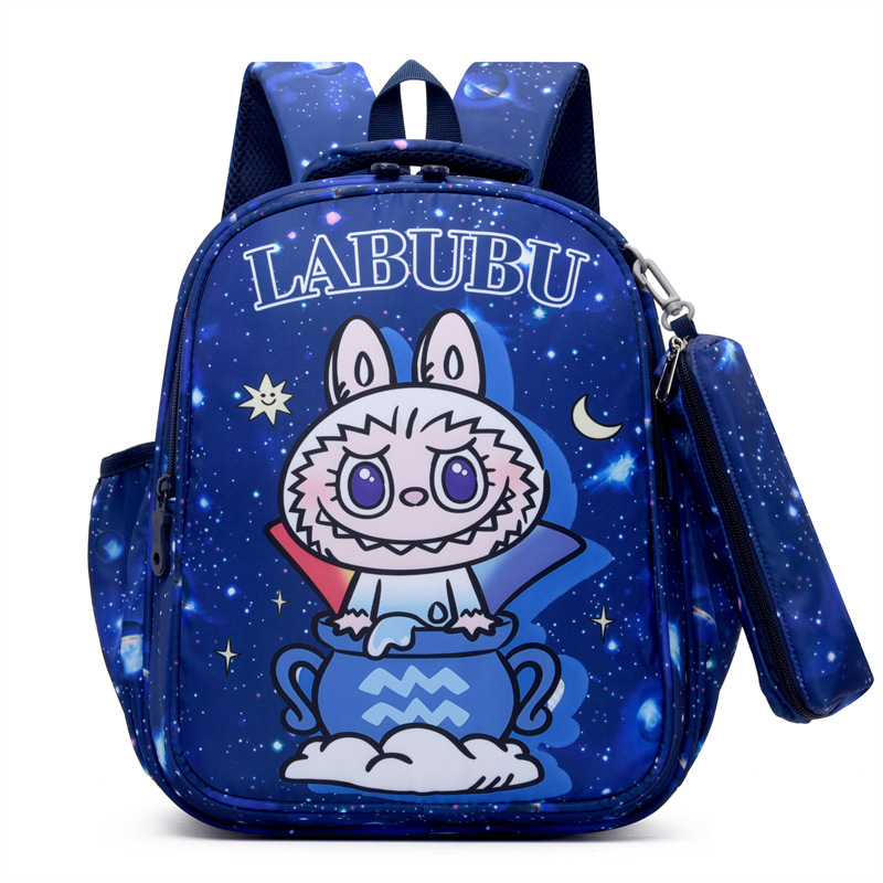 Picture of Cross-Border New Labu Student Schoolbag Cartoon Backpack K-Style Large Capacity Bubble Mart Kidsren's Backpack