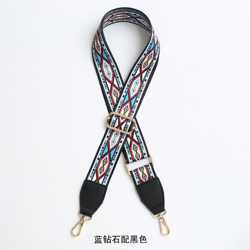 Picture of Bag shoulder strap crossbody strap adjustable widened shoulder strap leather printed nylon bag strap