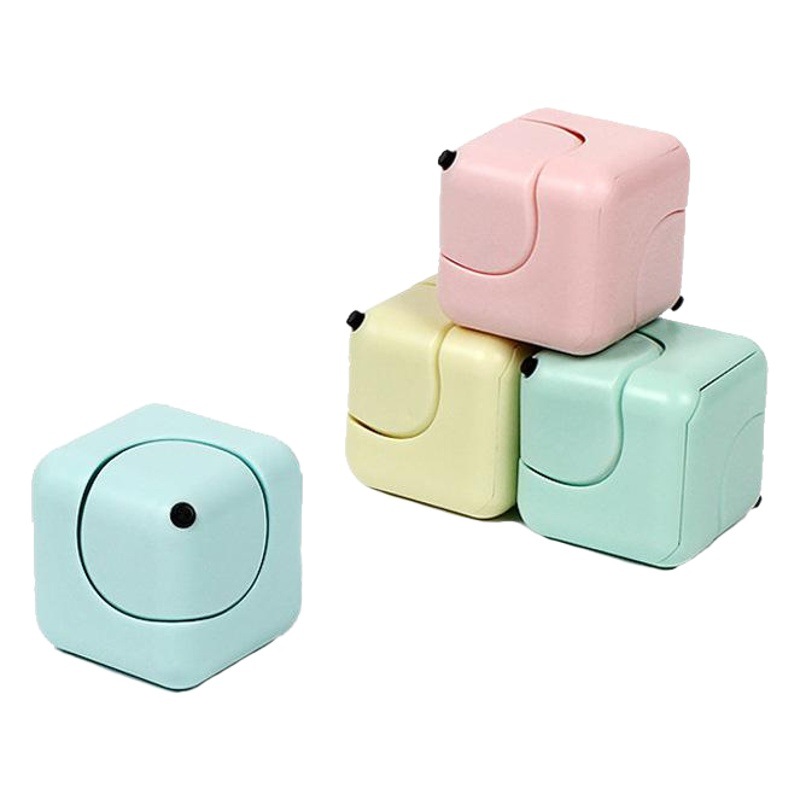 Creative step-down fingertip gyro rotating Rubik's Cube adult step-down fingertip gyro decompression chain finger toy gift