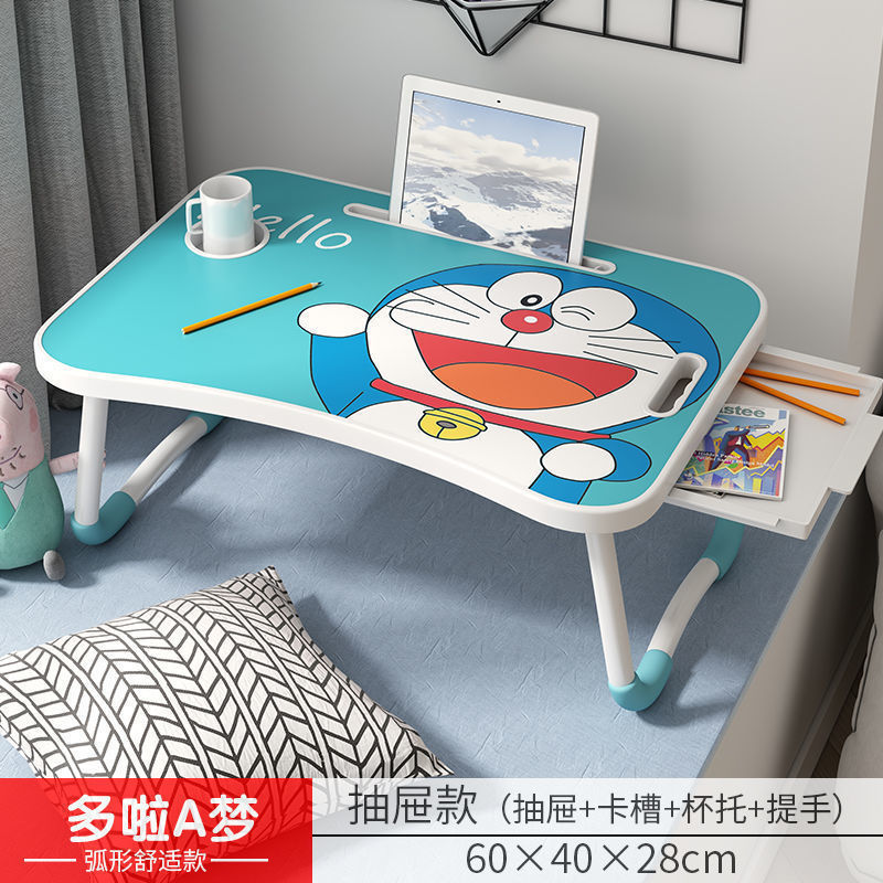 Picture of Bed Desk Computer Desk Dormitory Simple Folding Table Bedroom Simple Student Learning Small Table Lazy Writing Desk