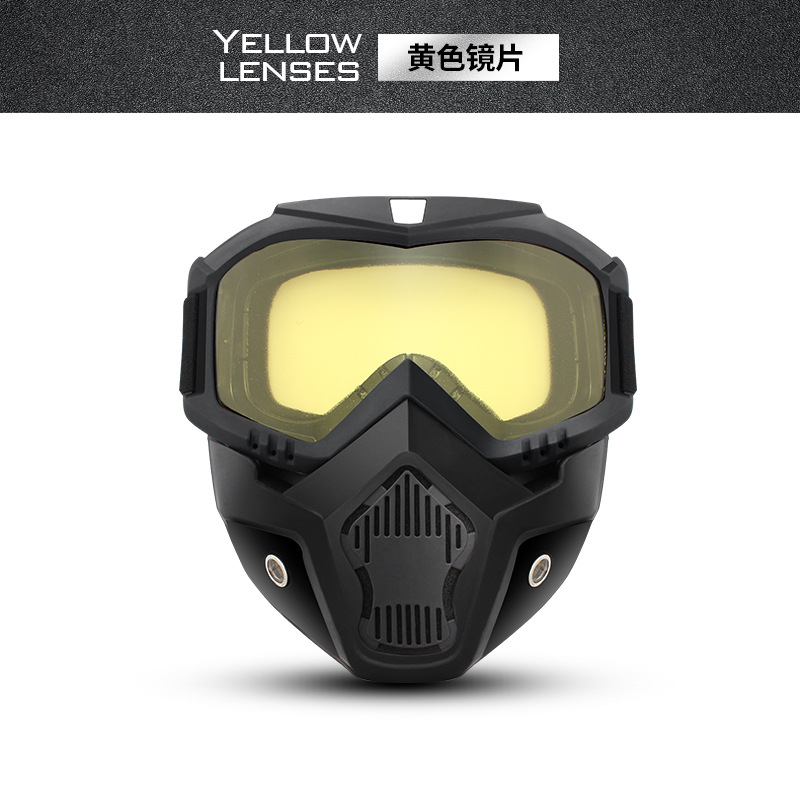 Picture of Retro Harley motorcycle mask riding goggles Harley mask windproof mirror off-road vehicle sports helmet mask
