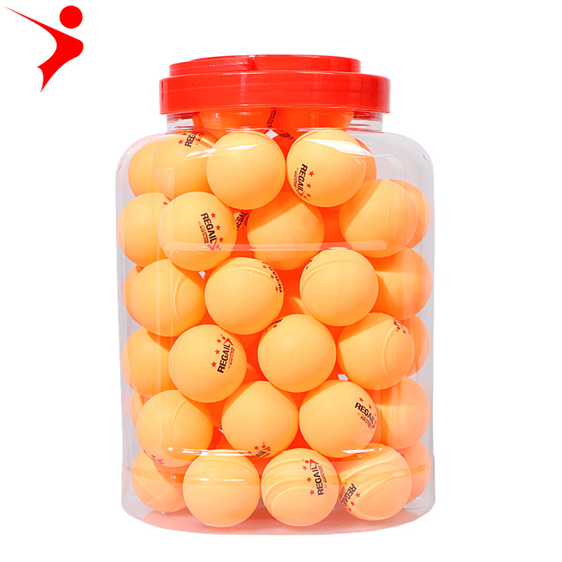Picture of Factory direct ABS yellow white 60 40mm + barrel venue training table tennis service machine