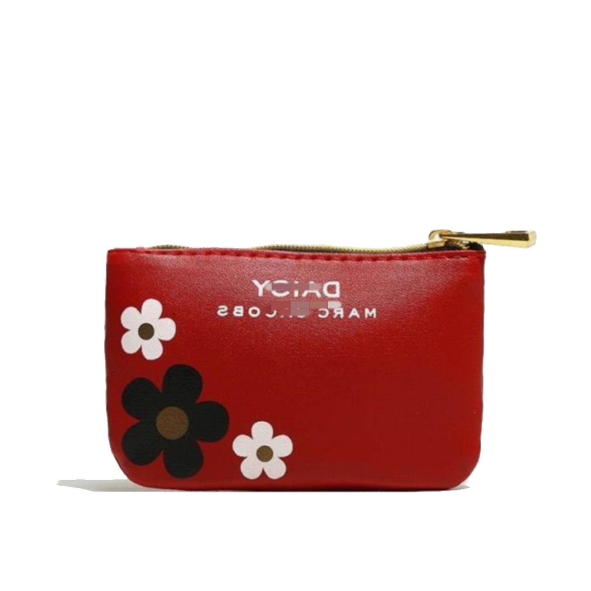 Picture of Japanese Magazine Style Pu Material Red and Black Cosmetic Bag Two-Piece Set Girls Home Travel Storage Mini Coin Purse