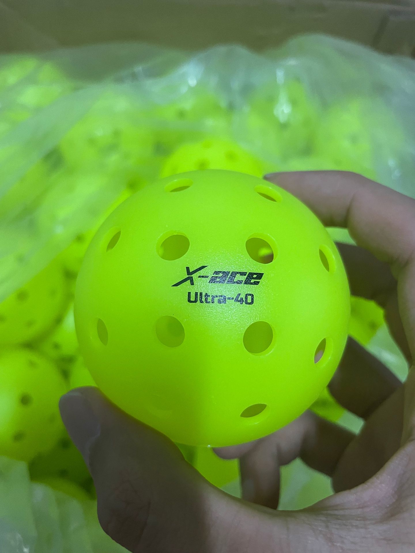 Picture of Peak ball pickleball outdoor 40 holes, integrated molding, usapa specification, support logoDIY