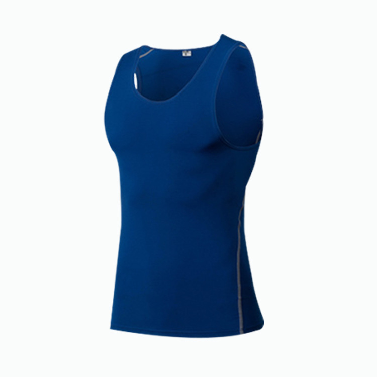 Picture of Sports Tight Vest Men's Quick-drying Breathable Elastic Base Clothes Running Sports Sweatshirt Fitness Training Fitness Top