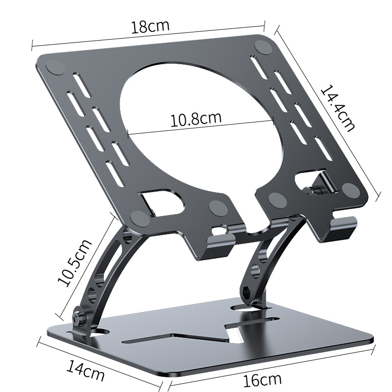 Picture of Tablet Stand for Gaming, Dedicated Support Frame with Semiconductor Cooling Radiator, Gaming Fan Bracket, Hollow Design for E-Sports