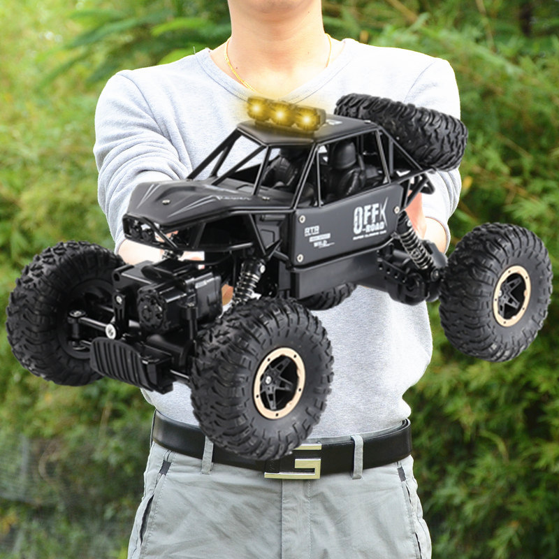 Picture of Alloy Climbing Remote Control Car Drift Off-road Vehicle Two-wheel Drive Climbing Big Foot Remote Control Racing Boy Charging Toy Car