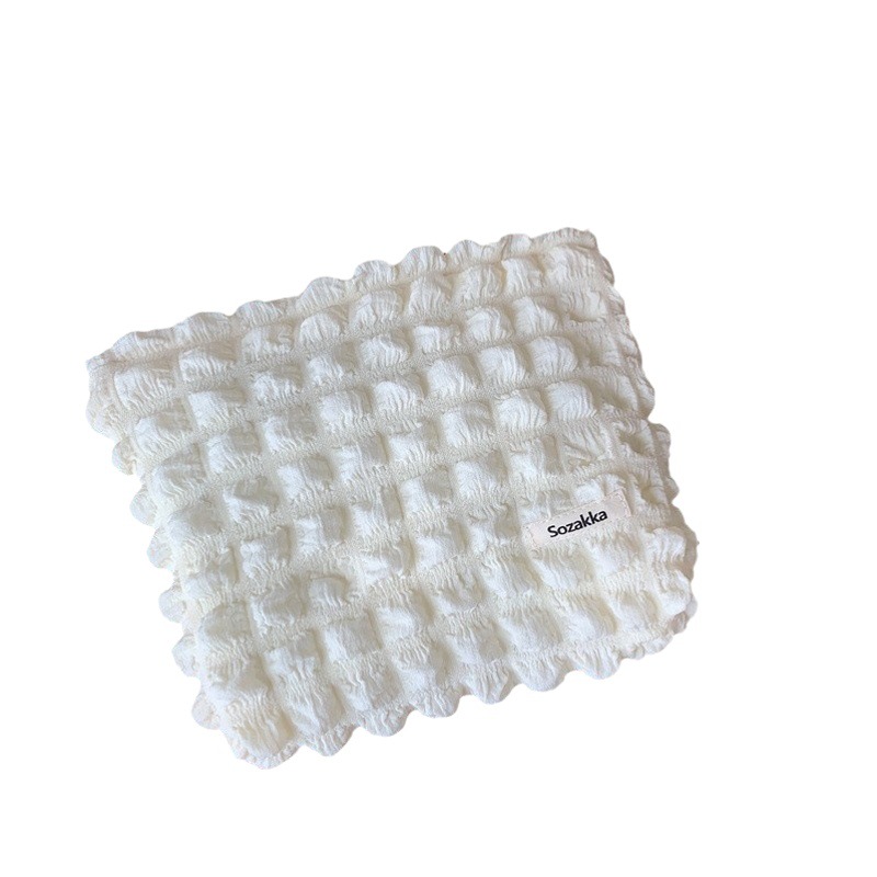 Cosmetic Bag high-looking bubble cloud large capacity cosmetic bag canvas cosmetic storage travel wash bag
