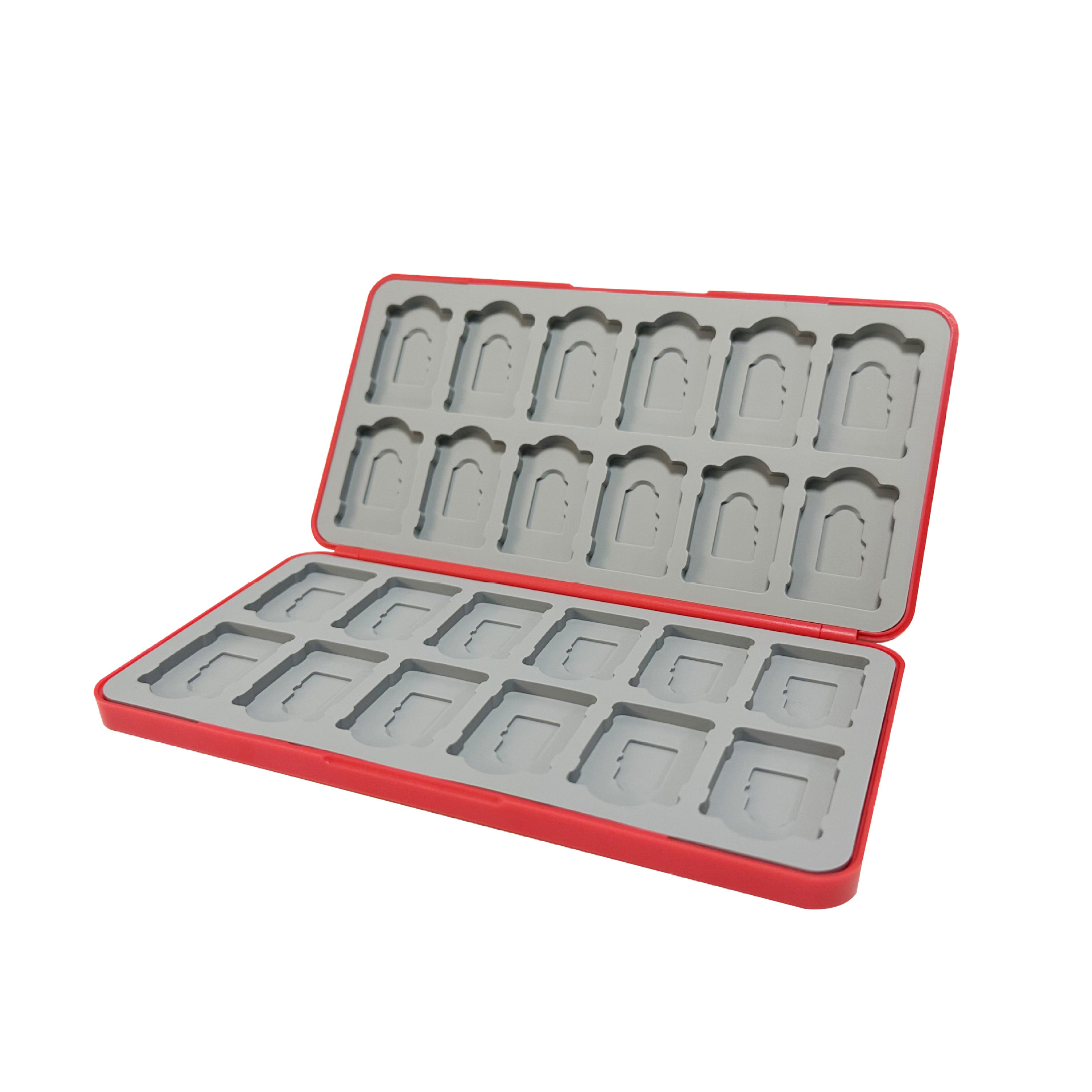 Picture of Wholesale Nintendo game machine card switch storage cassette game card magnetic acrylic transparent storage box