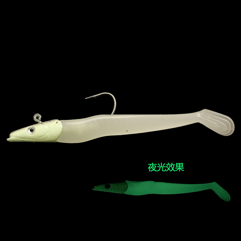 Picture of Lead head fish 11cm22g submerged lead head bait 5 color simulation fish scale bait Soft Bait Luya bait luminous fishing gear