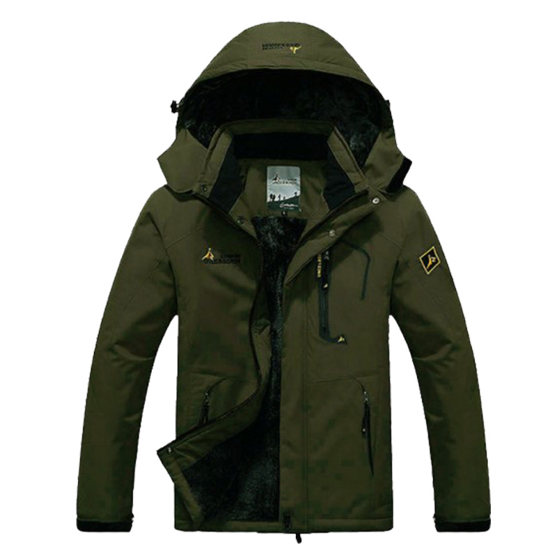Picture of 2025 Amazon Outdoor Couple Jacket Large Size Velvet Thickened Windproof Mountaineering Cycling Warm Cotton Jacket