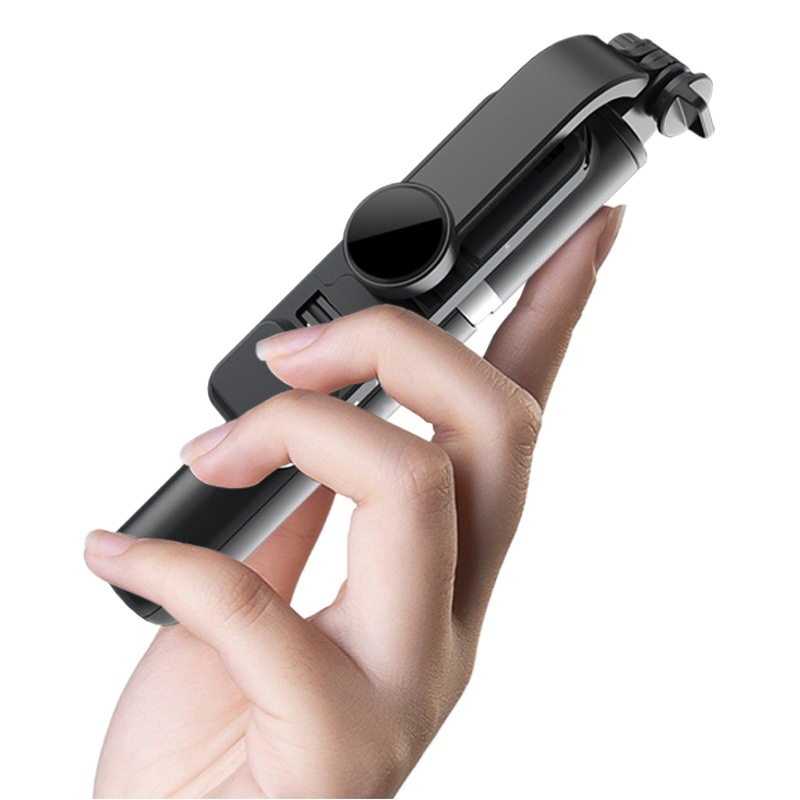 Beautiful Point Selfie Stick Tripod Travel Portable Anti-Shake Retractable Handheld Artifact Bluetooth Shooting Mobile Phone Holder