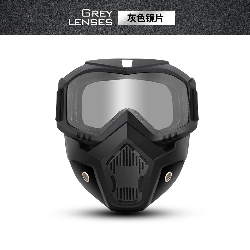 Picture of Retro Harley motorcycle mask riding goggles Harley mask windproof mirror off-road vehicle sports helmet mask