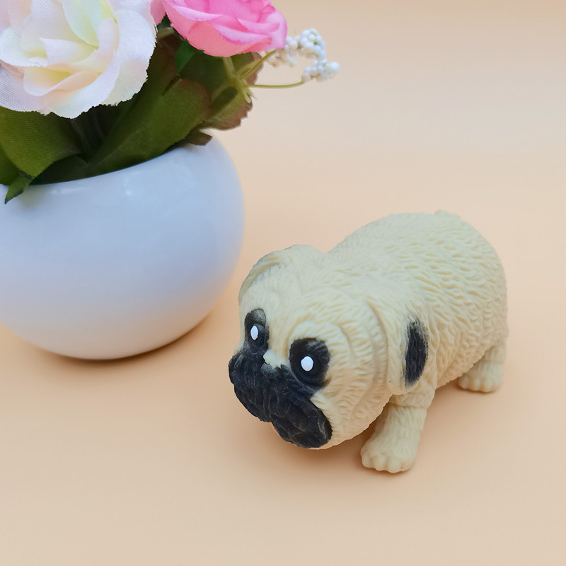 Picture of New exotic decompression creative toy pug soft glue decompression stretch pink pig vent simulation puppy wholesale