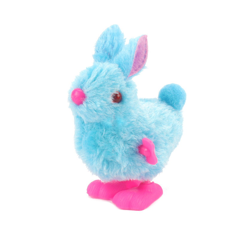 Picture of New Internet Celebrous Stuffy Plush Rabbit Stall Selling Shake Tone Same Style Coil Rabbit Children's Chain Toy