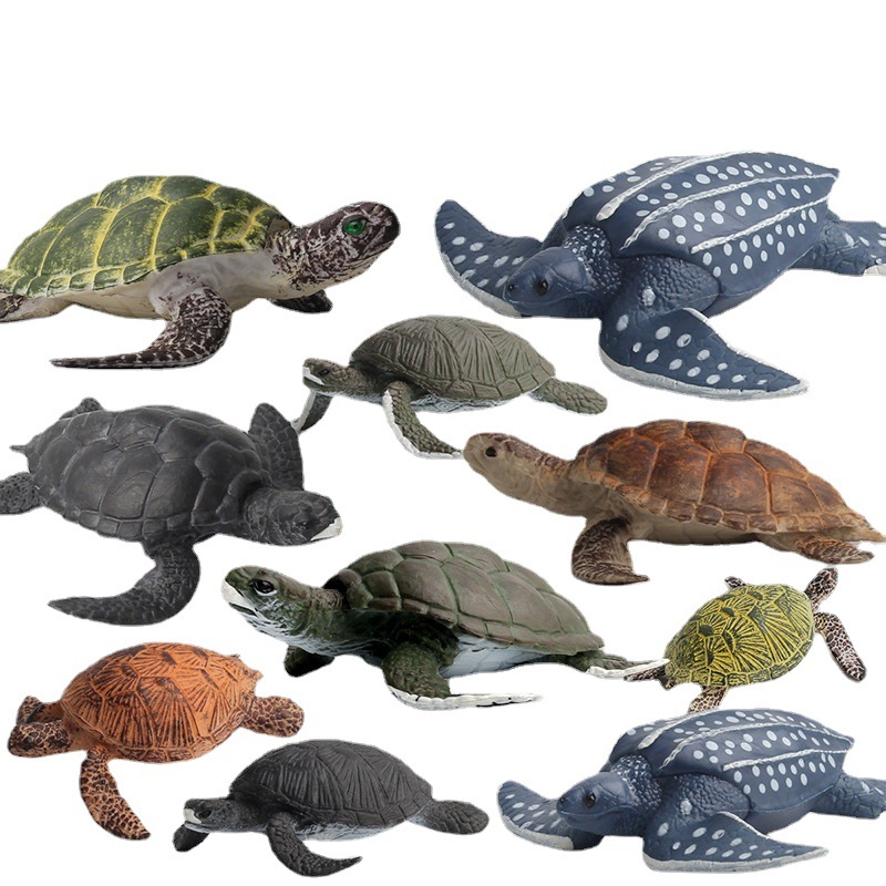 Simulation animal model toy variety of turtle doll ornaments plastic animal toy model sand table model scene