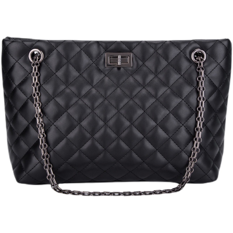 Picture of Chain Bag Women's High-End Niche Women's Bag 2024 Spring and Summer New Quilted Bag Large Capacity Commuter Cross-Body Shoulder Bag