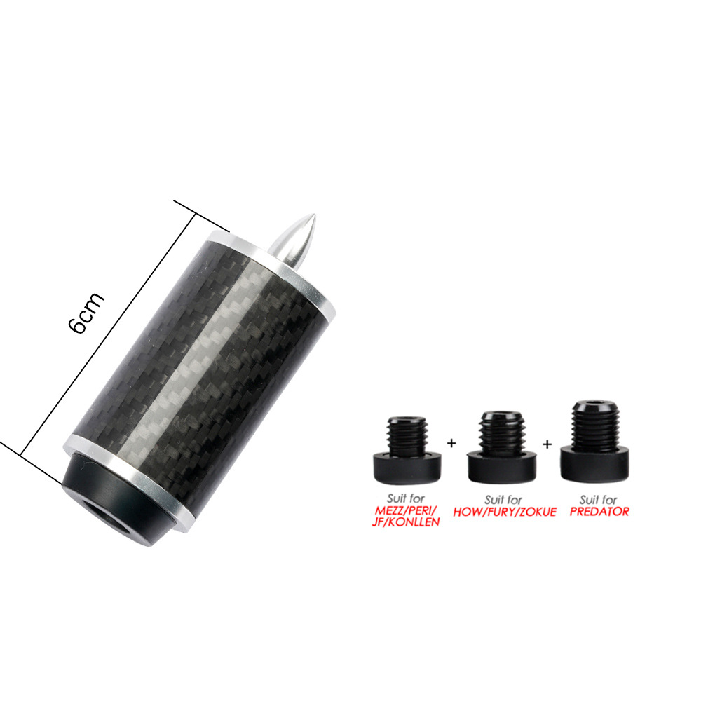 Picture of Metz Club Extension Pin Cue Jaguar Howe Nine Club Carbon Fiber Extension Pin Accessories Extension