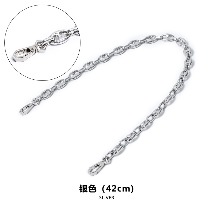 Picture of SP-86 Suitable Cocoa CHI Bag French Stick Bag Pig Nose Thick Chain Vintage Decorative Underarm Women's Bag with Hardware Accessories