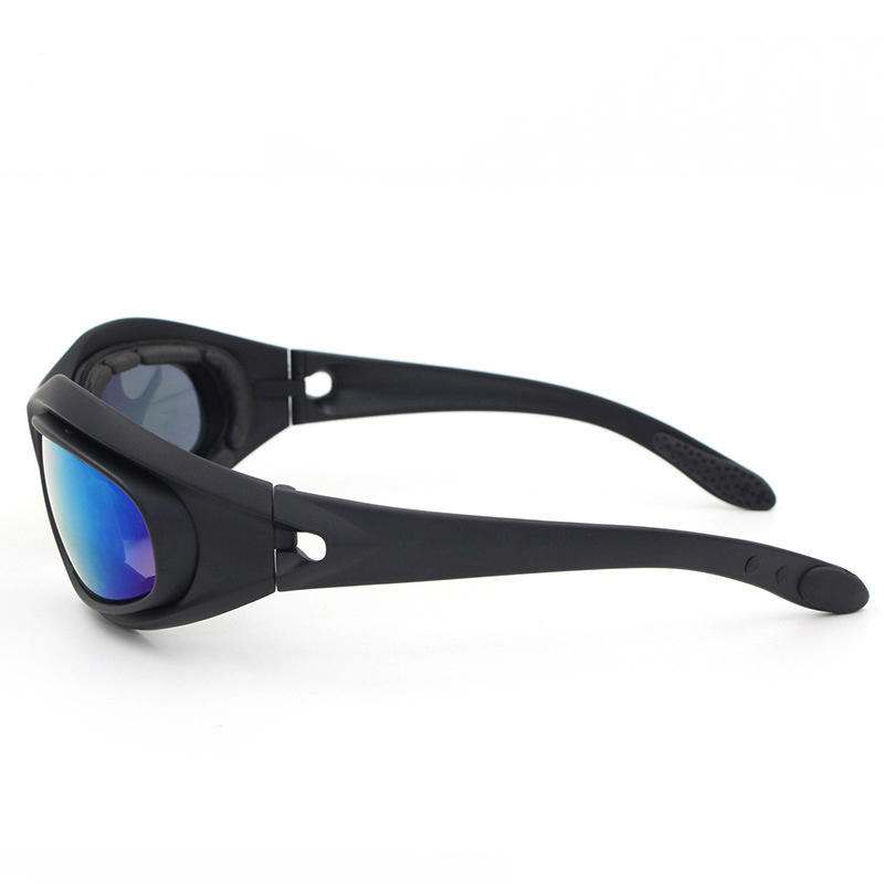 Picture of Factory in stock C5 Polarized Shooting Glasses Tactical Sunglasses Night Vision Paintball Glasses Windshield Glasses Cycling Glasses
