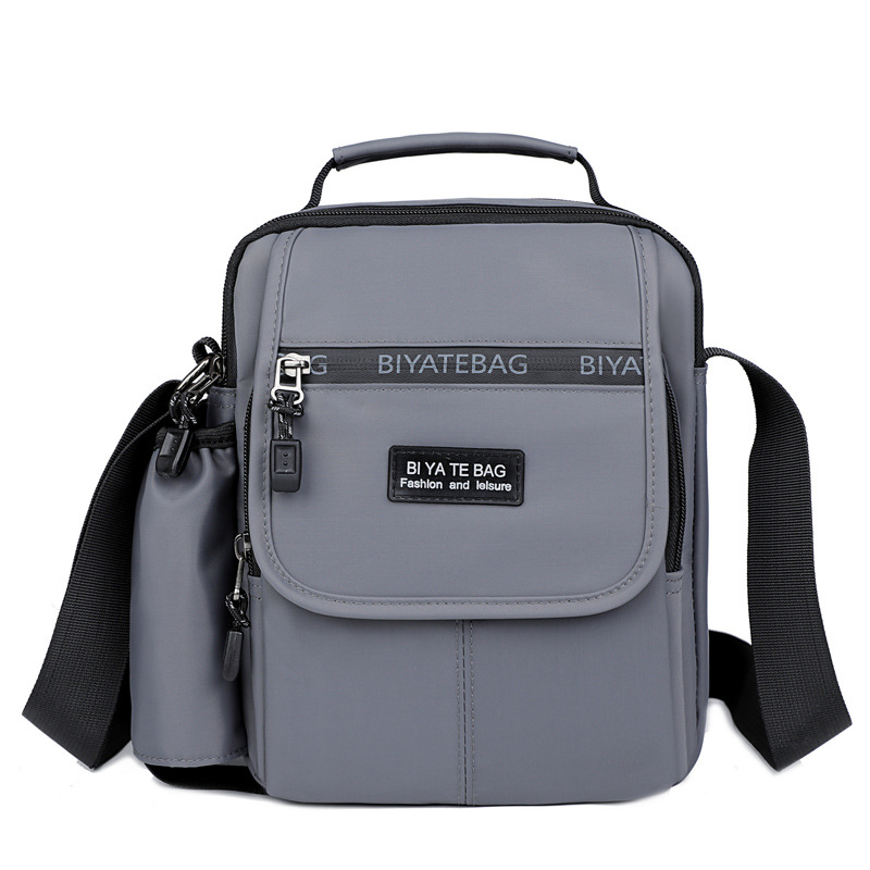 Picture of New Shoulder Bag Men's Oxford Cloth Crossbody Bag Men's Business Casual Outdoor Vertical Handheld Small Bag Men's Water Cup Bag