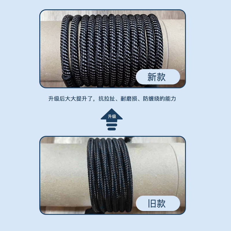Picture of 100W Braided Data Cable Suitable for Apple 15 Fast Charging Data Cable Type-C Charging Cable Huawei Fast Charging Data Cable