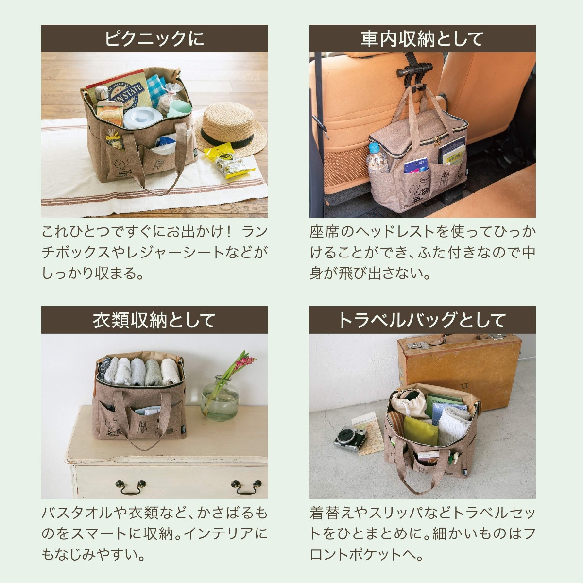 Picture of Daily Miscellaneous Appendix Large-Capacity Portable Travel Bag Shopping Bag Picnic Storage Bag