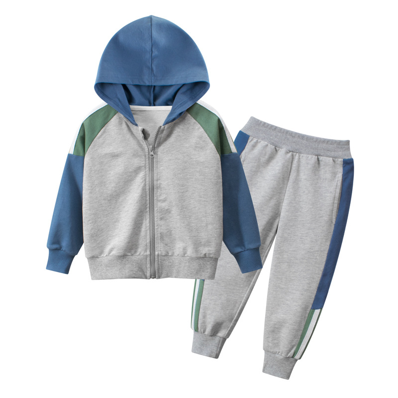 Picture of 27kids Korean children's clothing autumn new 2024 children's suit wholesale baby clothing two-piece set a generation of hair