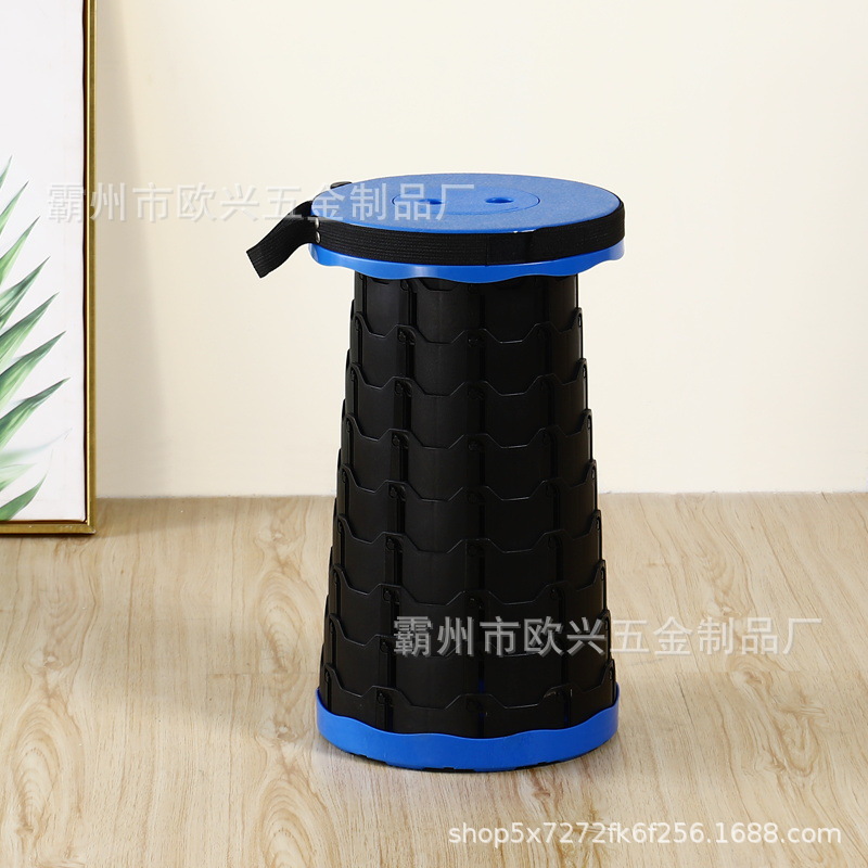 Picture of Outdoor Folding Stool Is Lightweight and Convenient, Telescopic Stool Is Easy to Carry, Outdoor Camping Stool Supports Cross-Border Spot Supply